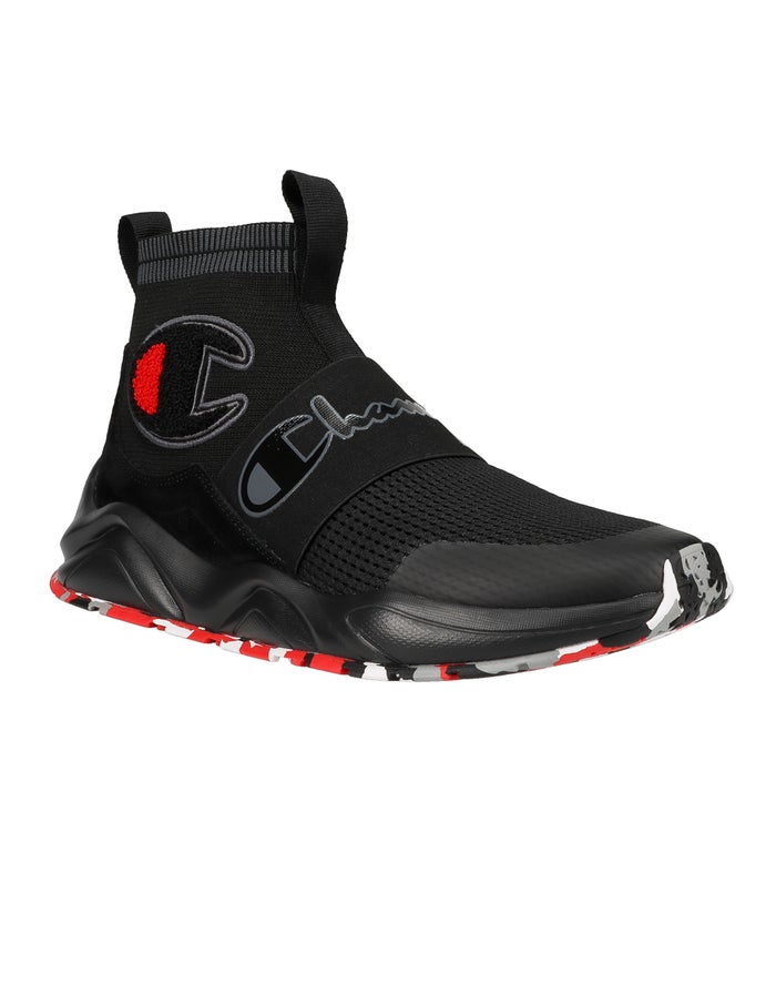 Champion Rally Pro Black Sneakers Mens - South Africa VMAYET459